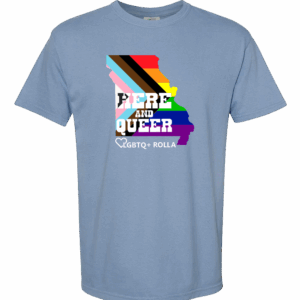 Here & Queer Missouri (Colors) - Comfort Colors