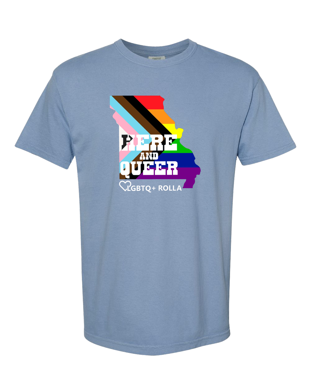 Here & Queer Missouri (Colors) - Comfort Colors